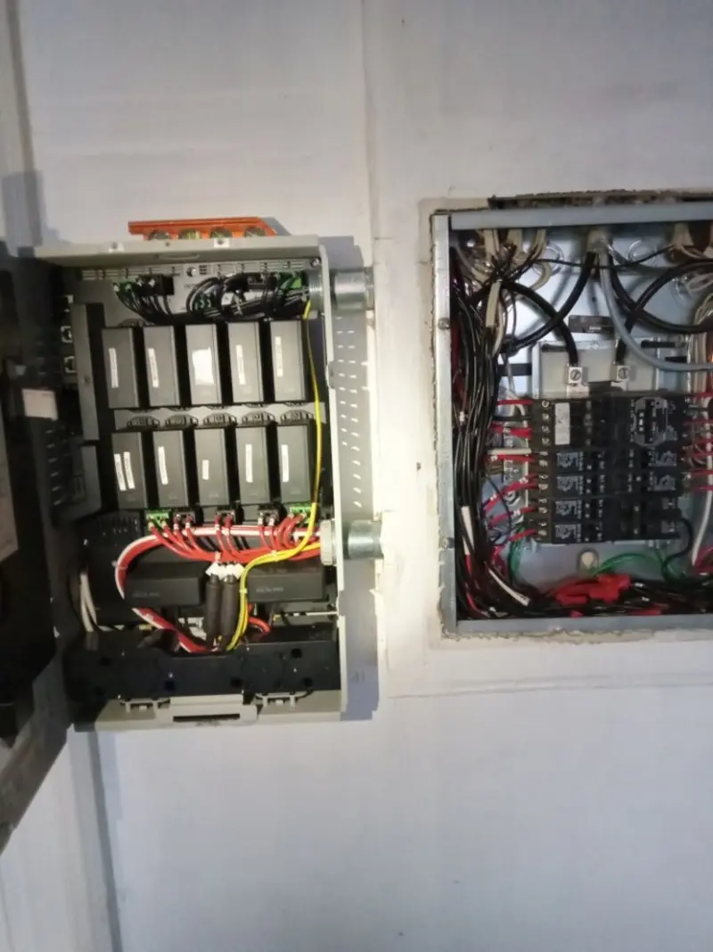 Electrical panel upgrade completed for Commercial Electrician Services in Heavener